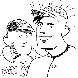 John McGraw and Christy Mathewson